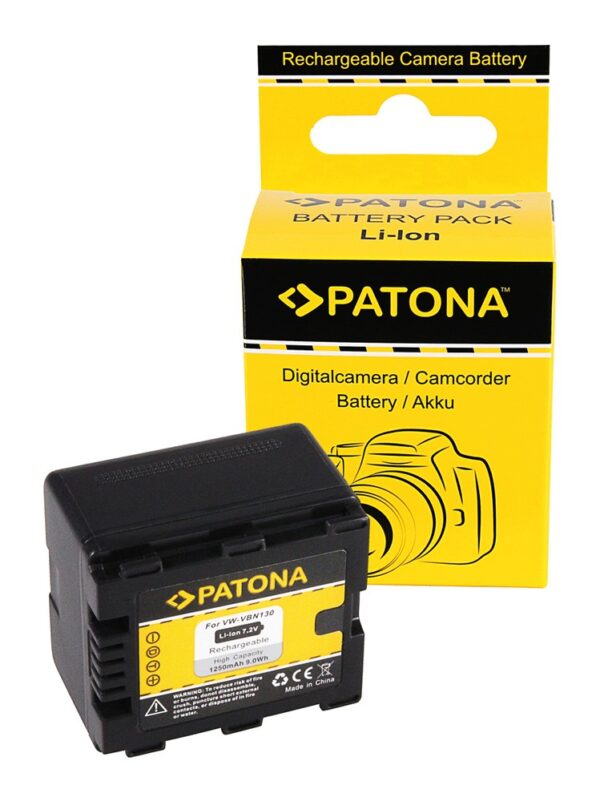 Battery Panasonic VBN130 VBN130E VW-VBN130 SD800 SD900 TM900