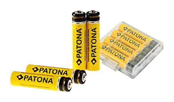 Micro Batteries: 4x Akku AAA MICRO LR3 900mAh inkl Box