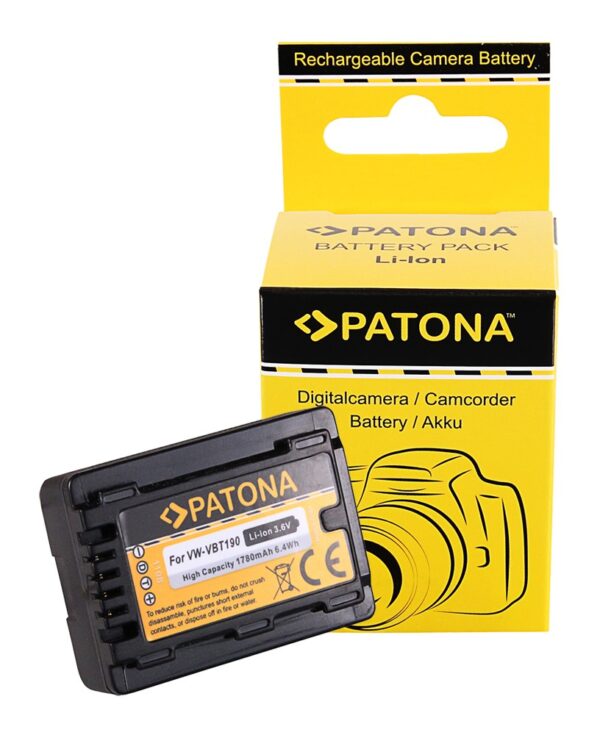 Battery Panasonic VW-VBT190 HC-VX870 VX878 VX989 VXF999