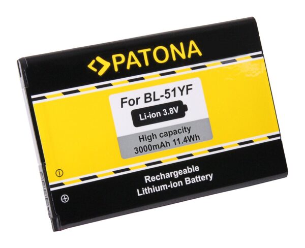 Battery LG DS1402, G4, G4 Dual SIM, G4 Dual-LTE, H810, H811, H815T, H8185K, H818N, H818P, H818T, H819, LS991, VS986 BL-51YF, BL51YF, EAC62858501