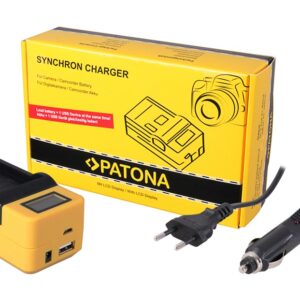 Synchron USB Charger Kodak Klic8000 Klic-8000 with LCD