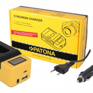 Synchron USB Charger Panasonic DMW-BLJ31 Lumix DC-S1 DC-S1R DC-S1H with LCD