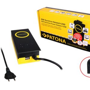 90W Synchron Adapter 3x1,1x10mm 19V incl. USB Output 2,1A