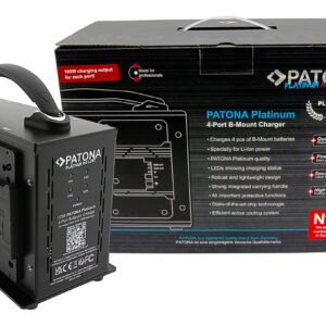 Platinum 4-channel charger B-mount batteries 3A*4
