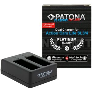 Platinum Dual charger Action Cam Life SL3 and SL4